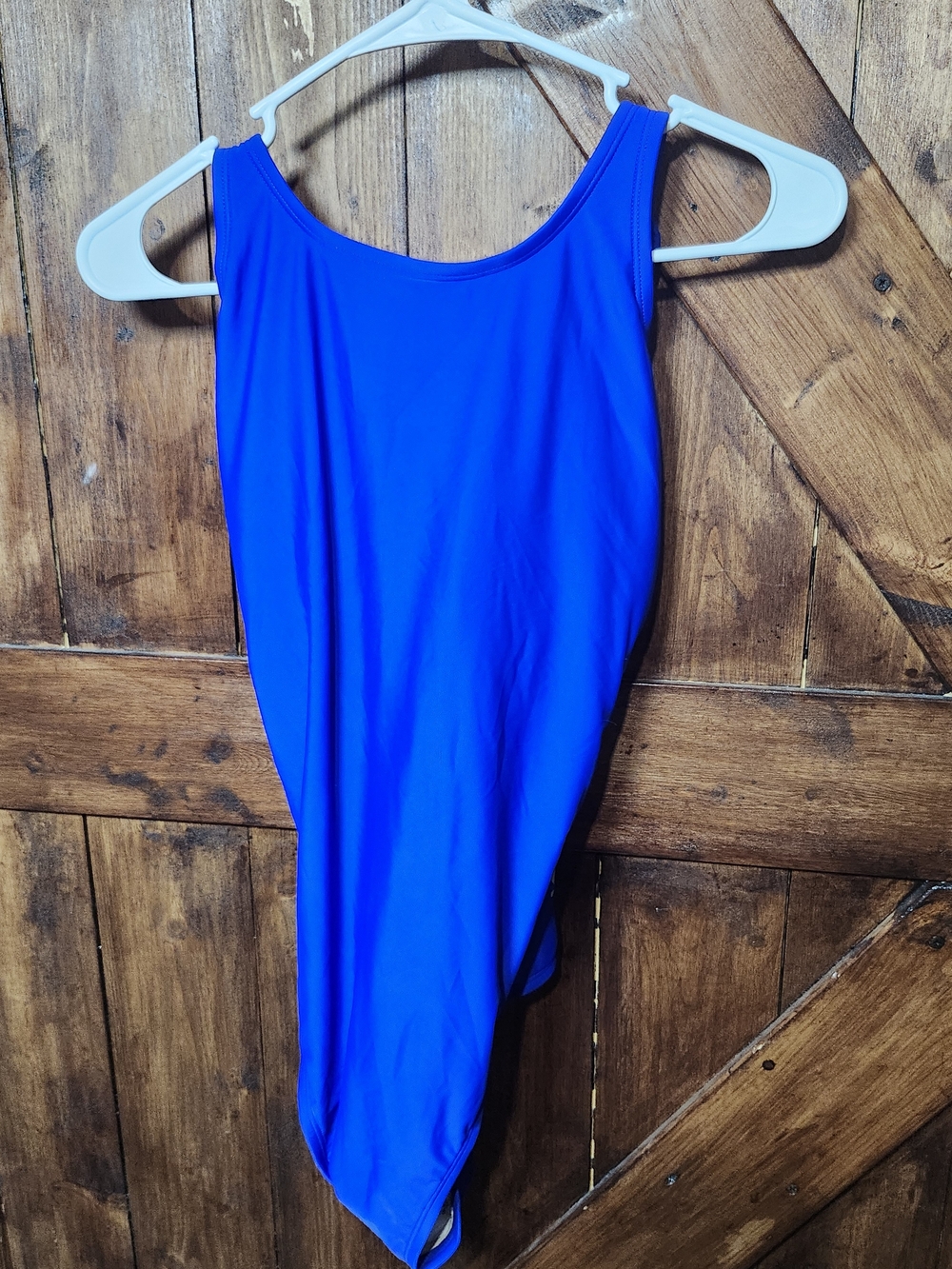 Kona Sol Vibrant Blue Scoop-Back One-Piece Swimsuit